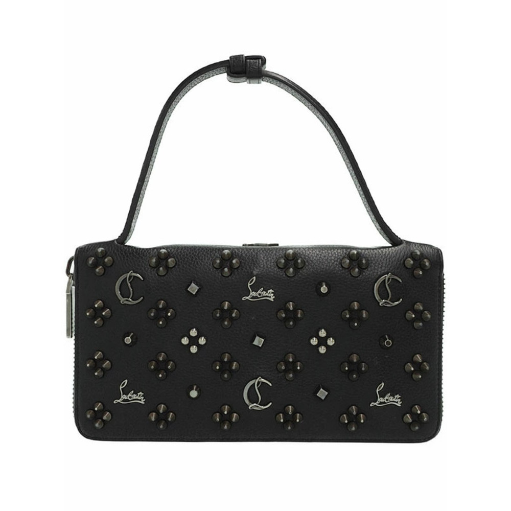 Christian Louboutin Panettone Multi Stud Travel Round Zipper Long Wallet